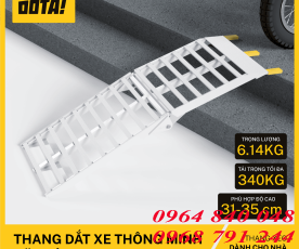 THANG DẮT XE MÁY ĐẶT XÉO/ MÃ 120x42GX