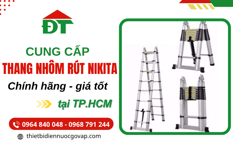Thang nhôm rút NIKITA