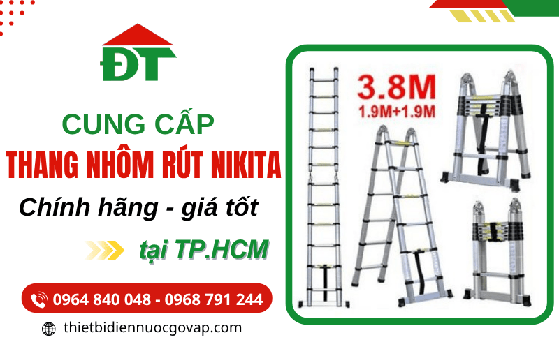 Thang nhôm rút NIKITA